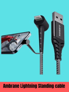 Ambrane Lightning standing Cable